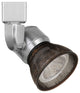 Integrated Dimmable LED Track Head, Bonze Metal Shade, Silver Base