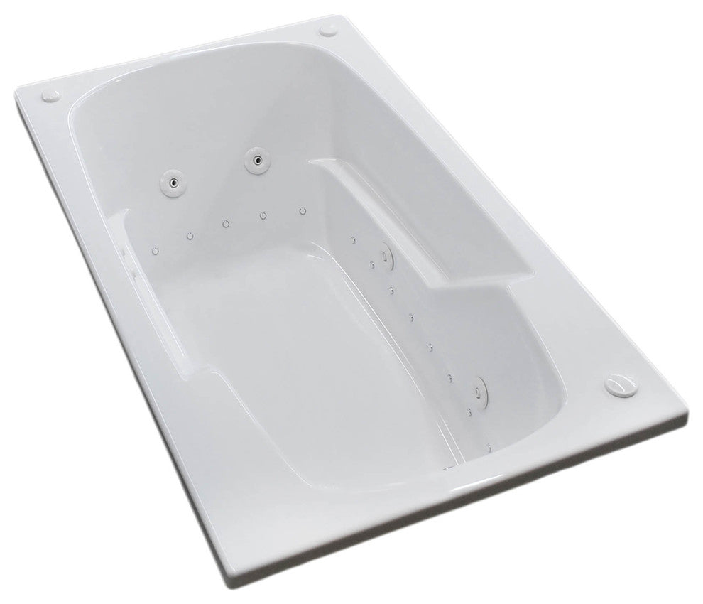 Troy 32 x 60 Rect. Air & Whirlpool Jetted Drop-In Bathtub with Right Drain