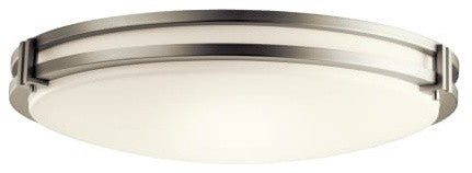 Flush Mount LED, Brushed Nickel
