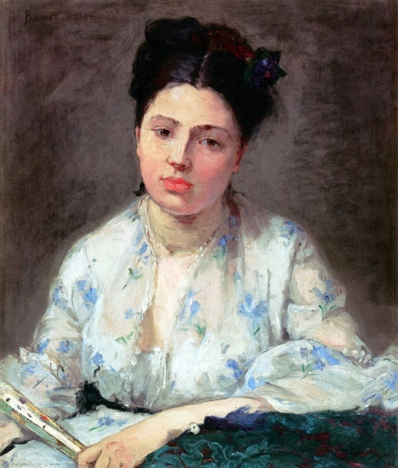 Berthe Morisot Young Woman, Gallery Wrapped Canvas Print, 20"x25"