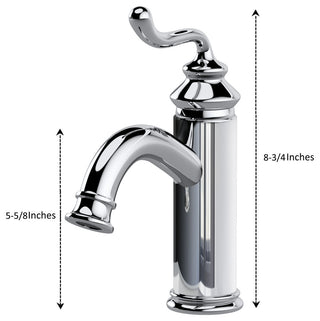 Dowell 8001/001 Series Single Handle Bathroom Faucet