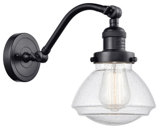 INNOVATIONS LIGHTING 515-1W-BK-G324-LED Olean 1 Light Sconce