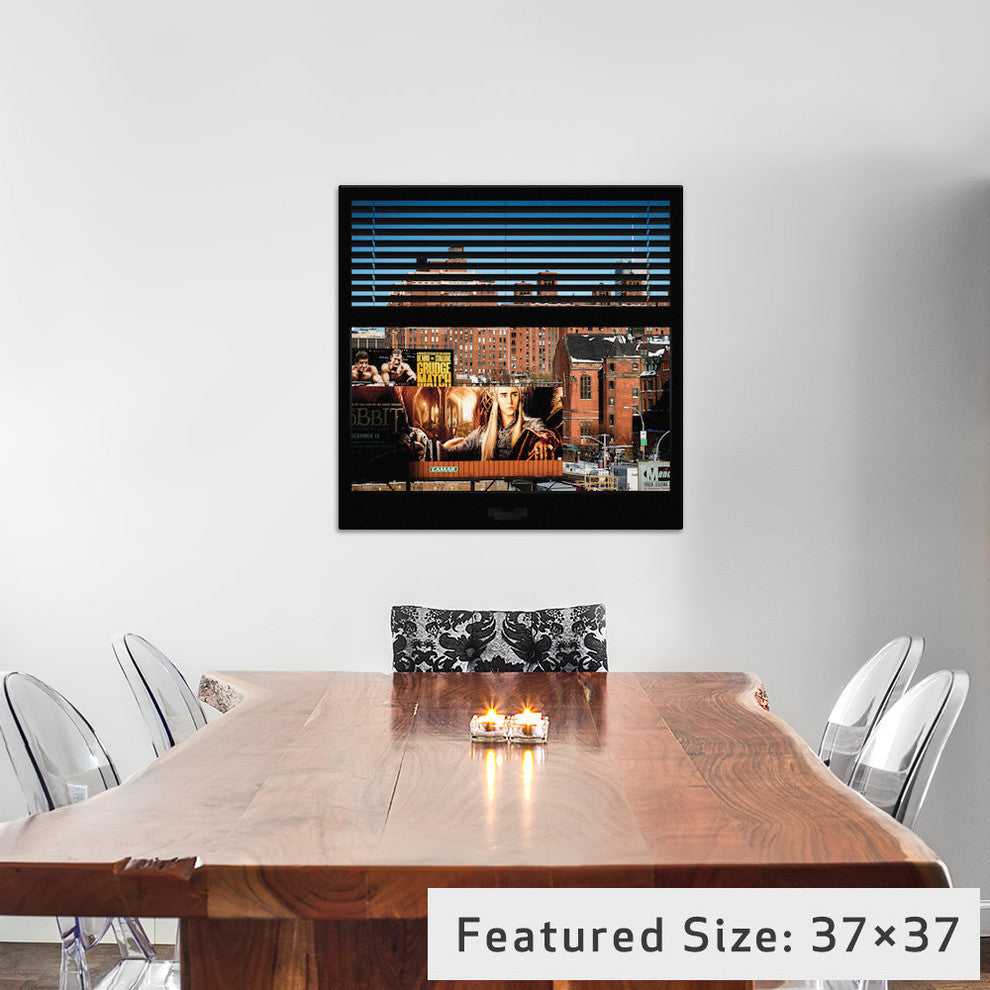 "New York Buildings Window View" by Philippe Hugonnard, 12x12x1.5