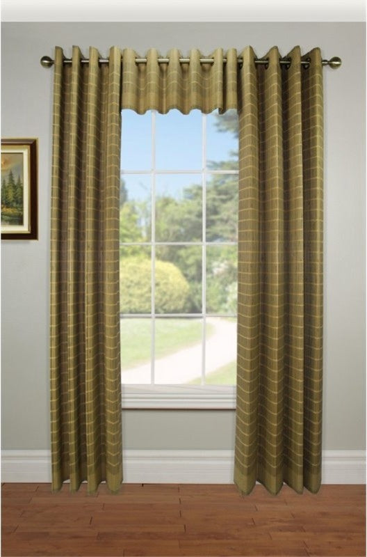 Versailles Bamboo Wood Curtain Panel With Grommets, 48"x84" Driftwood