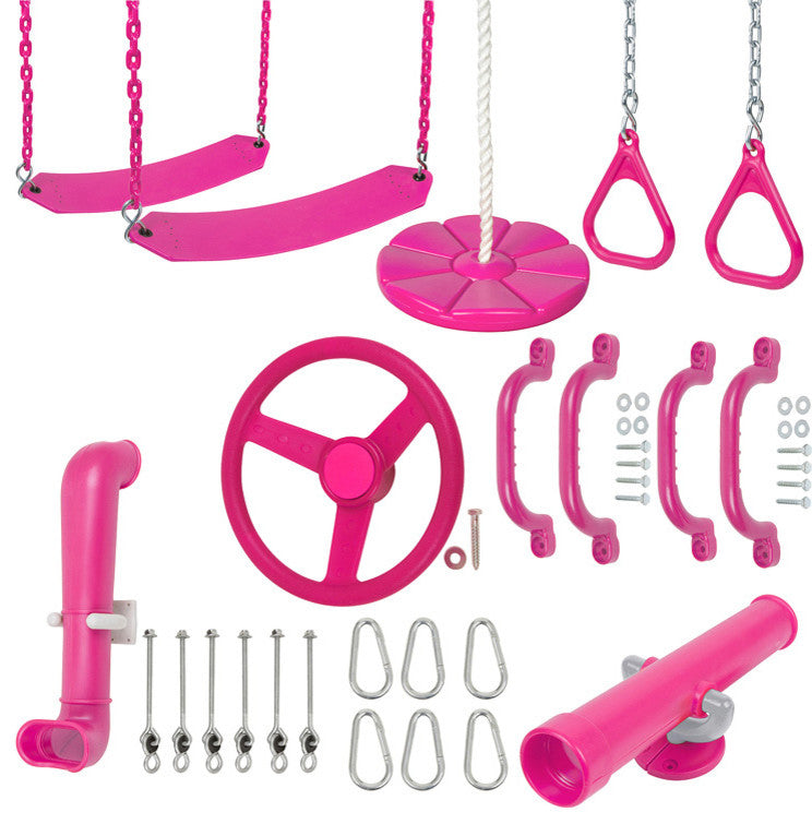 Ultimate Swing Set Kit, Pink