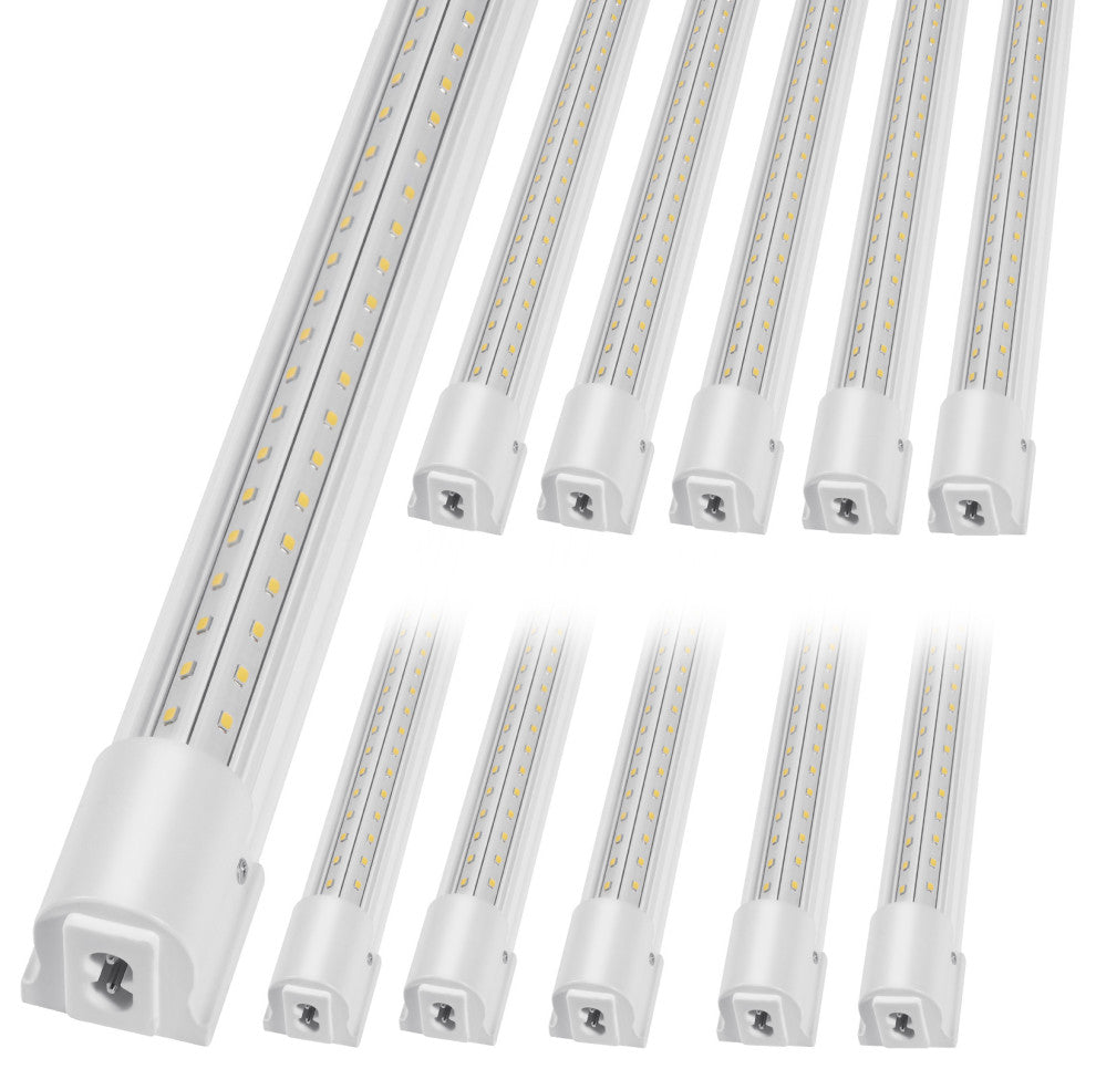 VEVOR 10 Pack 4 FT LED Shop Light 40W Linkable Ceiling Shop Light Fixture 6500LM