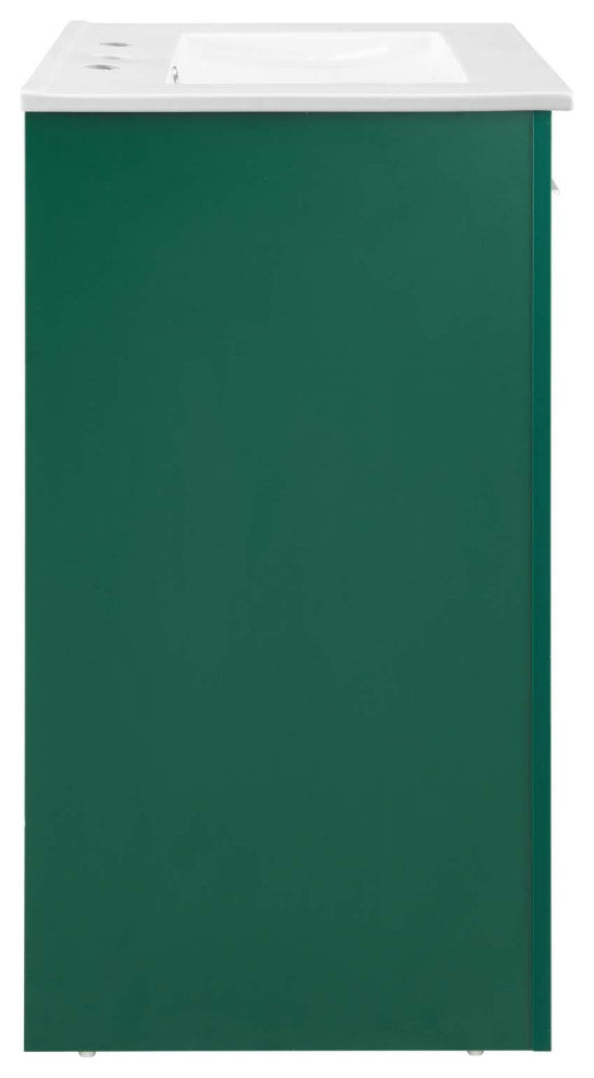 Maybelle 24" Bathroom Vanity-Green White