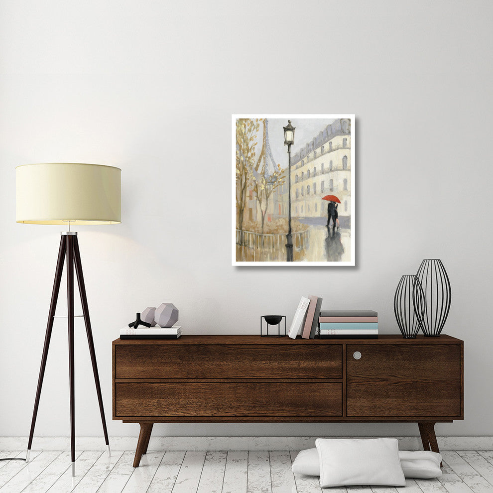 "To the Metro II Blue Sky" Digital Paper Print by Julia Purinton, 30"x37"