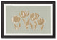 Soft Toned Tulips 12x18 Black Framed Canvas