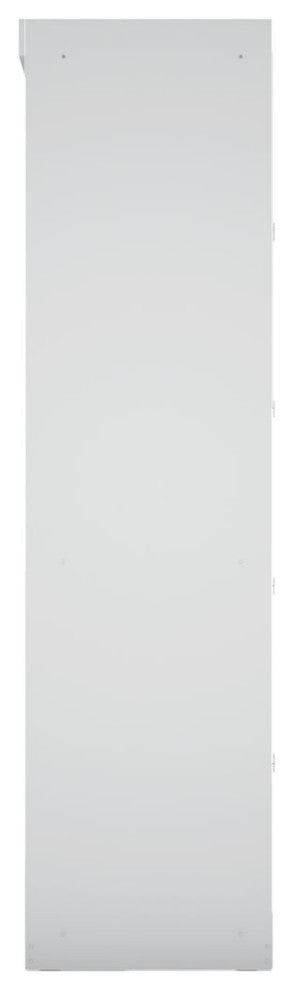 Mulberry Open 1 Sectional Closet, White