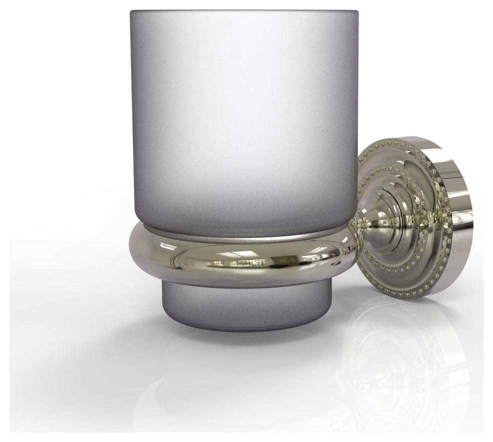 Dottingham Wall Mounted Tumbler Holder, Polished Nickel