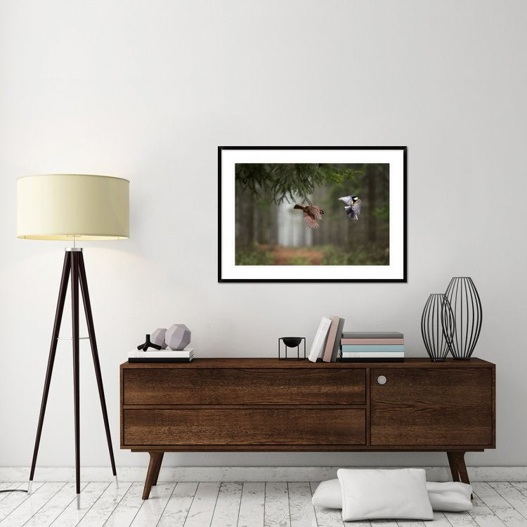 "Two" Framed Digital Print by Peter Bognar, 44x32"
