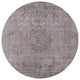 Ahgly Company Indoor Round Mid-Century Modern Area Rugs, 5' Round