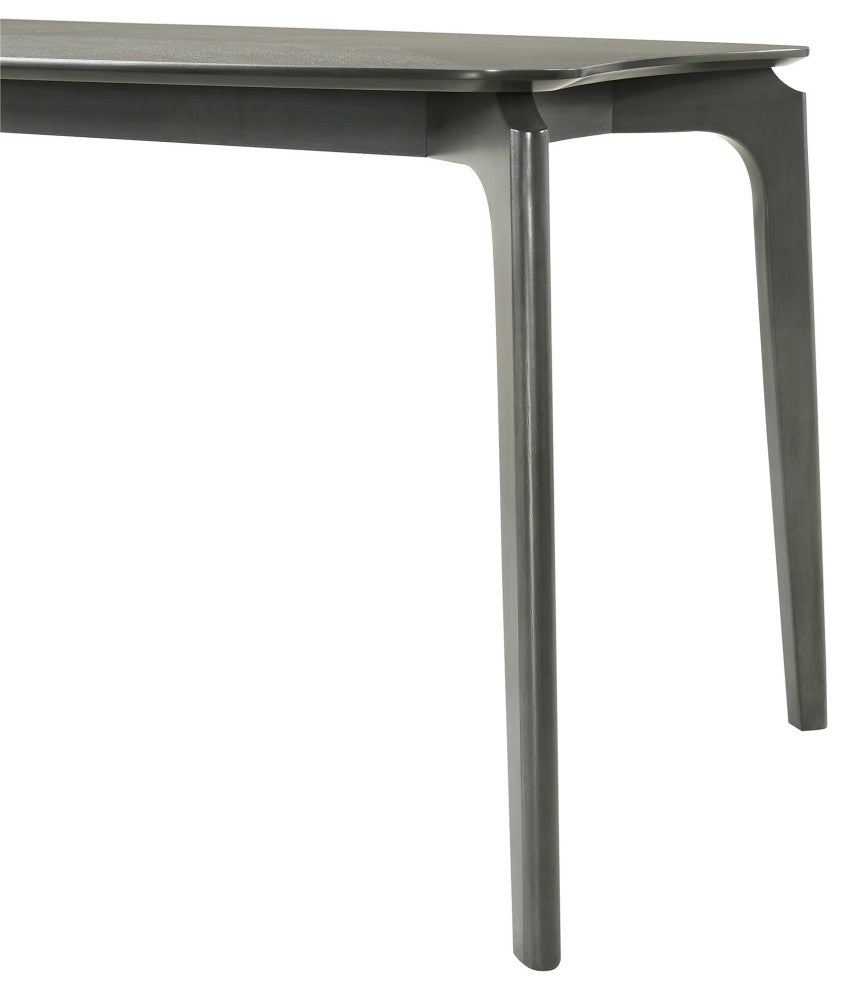 Kalia Wood Dining Table, Gray Finish