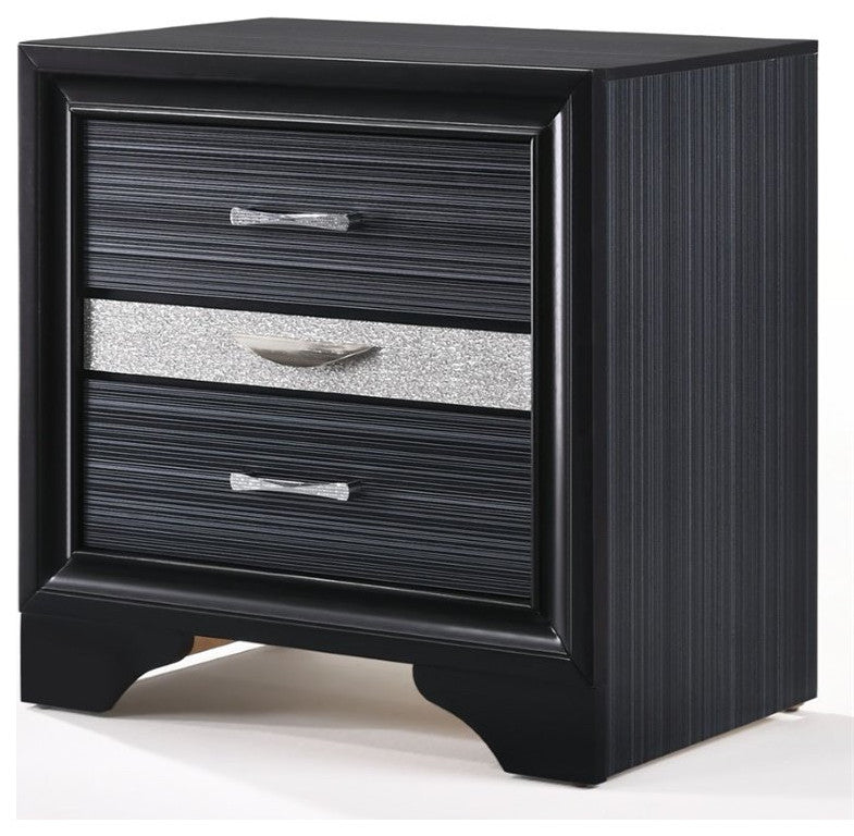 ACME Naima Nightstand, Black