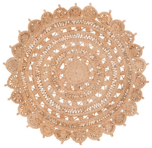 Surya Sundaze SDZ-1003 8' Round Rug, Camel