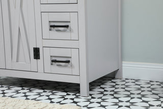 Home Living 19" Farmhouse Grey-Light Bathroom Vanity