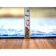 Sapphire Blue Natural Wool Fine Peshawar Hand Knotted Wide Runner Rug 3'7"x9'11"