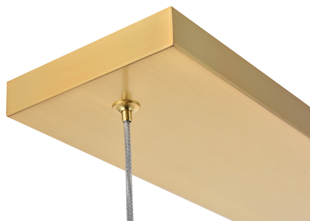 Elegant Lighting 5200D42 Constellation 5 Light 42"W LED - Chrome