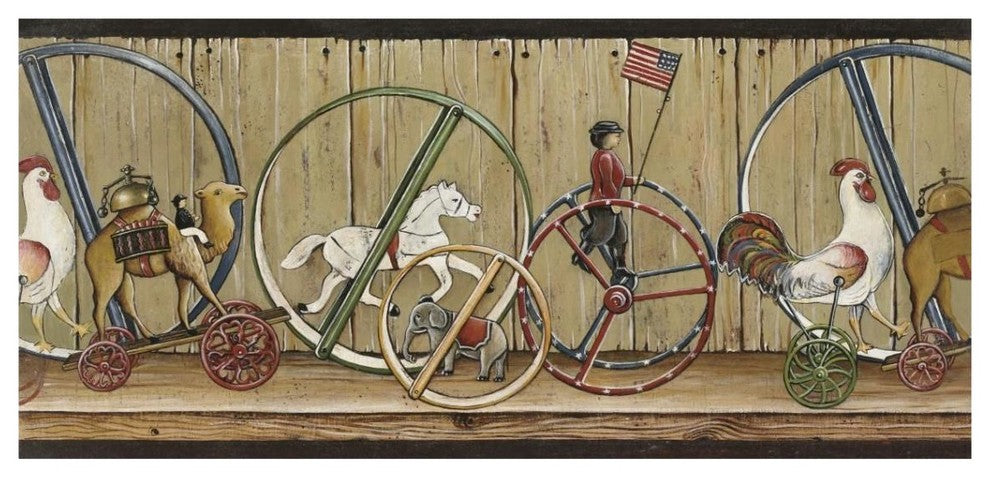 "Parade Day" Digital Paper Print by David Carter Brown, 38"x19"