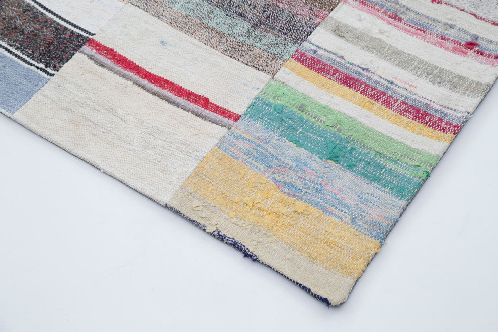 Rug N Carpet - Handmade Anatolian 8' 2'' x 10' 0'' Rustic Patchwork Kilim Rug