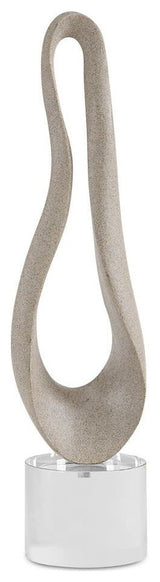 Uttermost 18166 Oval Harmony 25-9/16" Tall Crystal and Polyresin - Crystal /