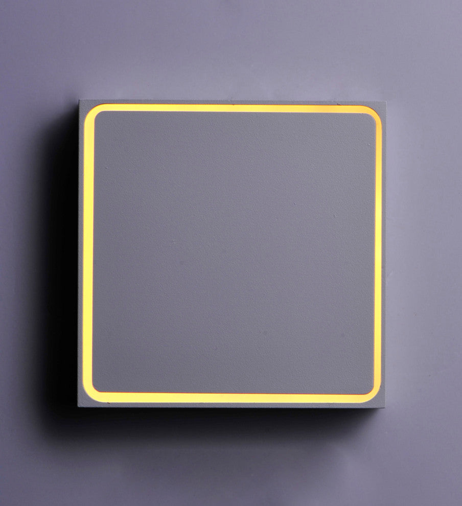 ET2 E41329 Alumilux Outline 5" Tall LED Wall Sconce - White