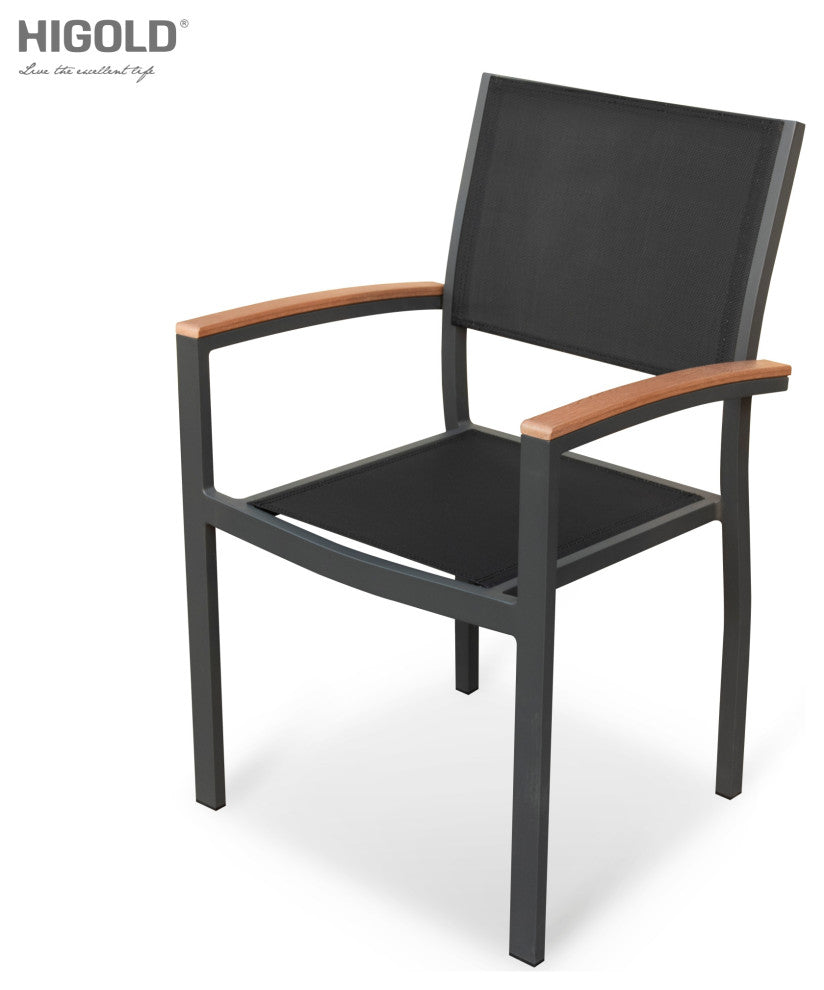 Carlo 8+1 pieces extendable Faux Wood Slats Outdoor Dining set for 8 person