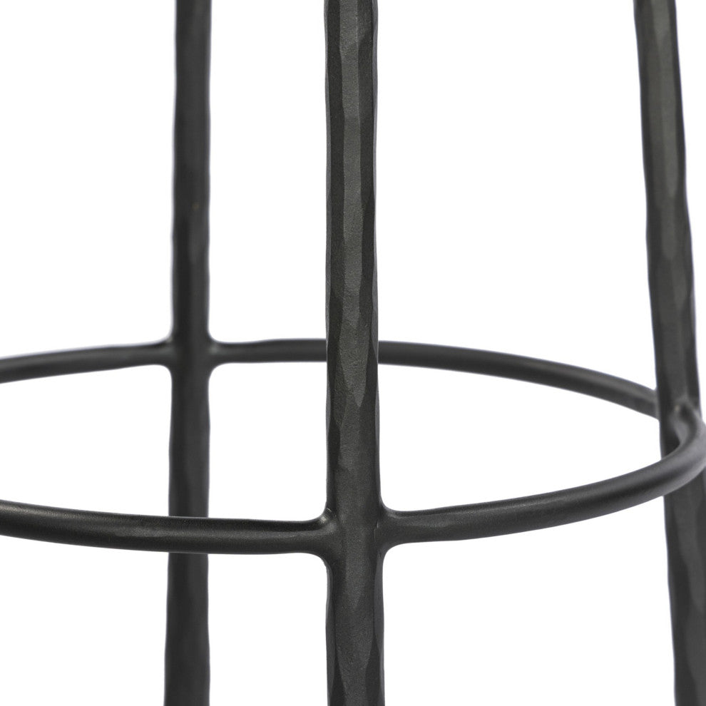 Westwood Stool Hammered Gunmetal, Dark Gunmetal, Bar