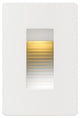 Hinkley Luna Step Light 120V Vertical 3000K, Satin White