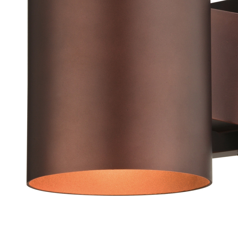 Chiasso 5" Outdoor Wall Light, Bronze
