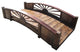 SamsGazebos Sunburst Garden Bridge 6 foot