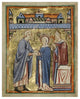 "The Marriage of the Virgin" Print 12th Century English Illuminator, 18"x22"