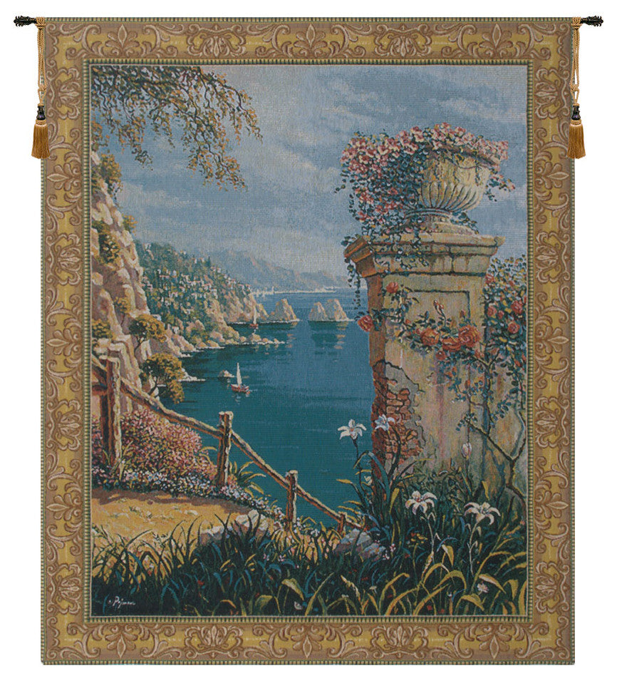 Capri Vista Belgian Wall Tapestry
