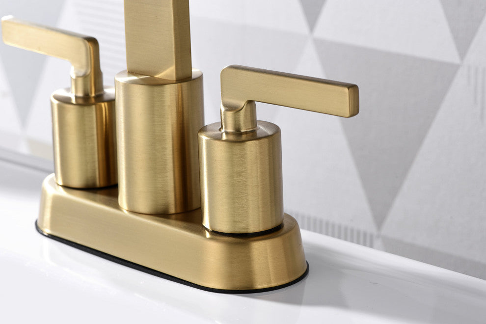 Ultra Faucets UF4681X Two-Handle Bathroom Faucet, Brushed Gold