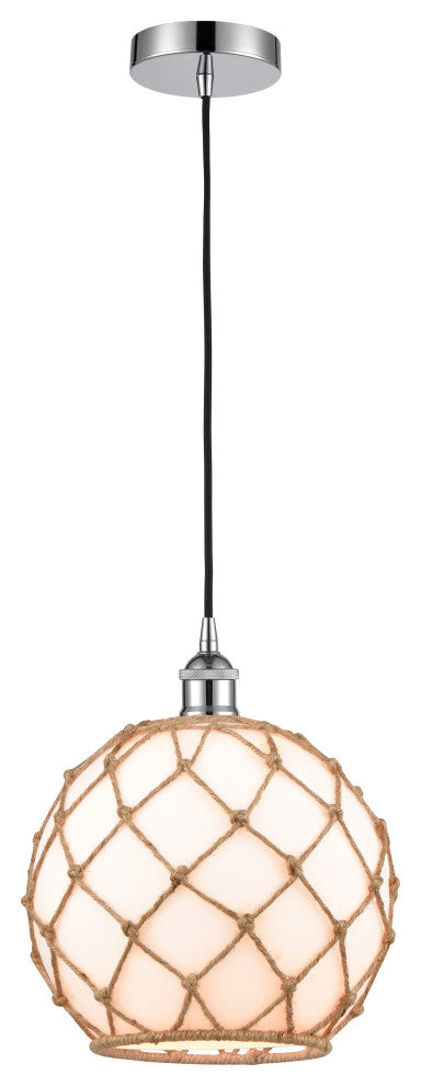 Innovations 616-1P-PC-G121-10RB-LED 1-Light Mini Pendant, Polished Chrome