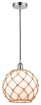 Innovations 616-1P-PC-G121-10RB-LED 1-Light Mini Pendant, Polished Chrome