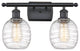 Innovations 516-2W-BK-G1013-LED 2-Light Bath Vanity Light, Matte Black