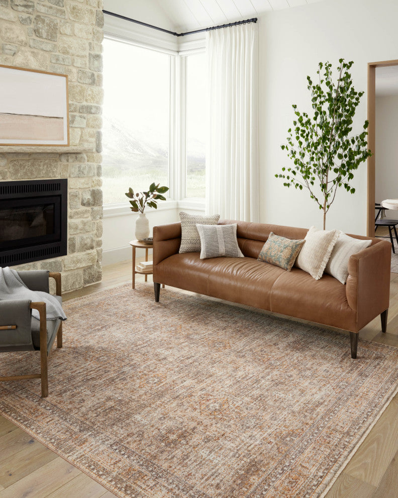 Angela Rose x Loloi Blake Oatmeal / Spice 11'-6" x 15'-7" Area Rug