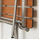 ADA Bariatric Wall Mount Folding Transfer Bench Shower Seat, Right-Handed, 26"