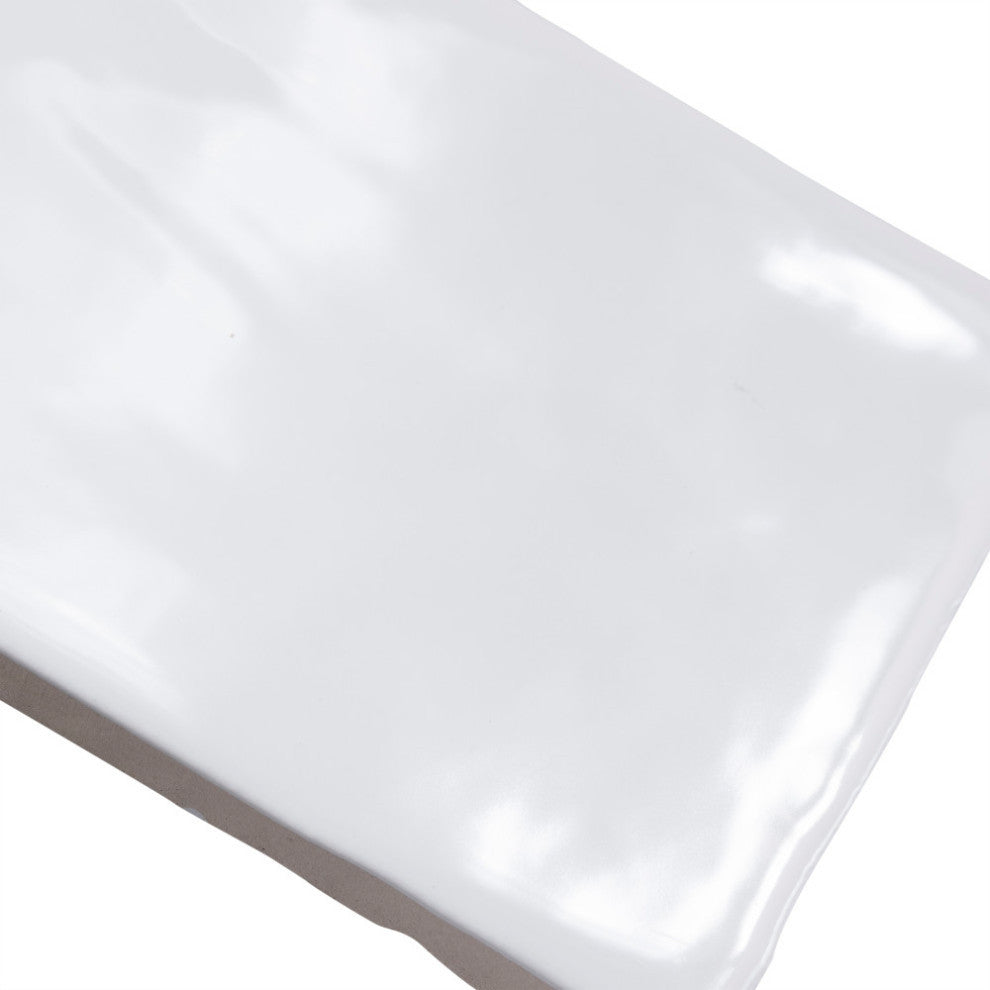 Castillo 3" x 12" Ceramic Wall Tile, White