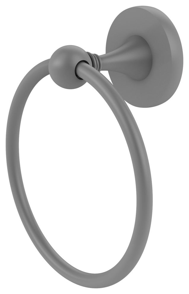 Shadwell Towel Ring, Matte Gray