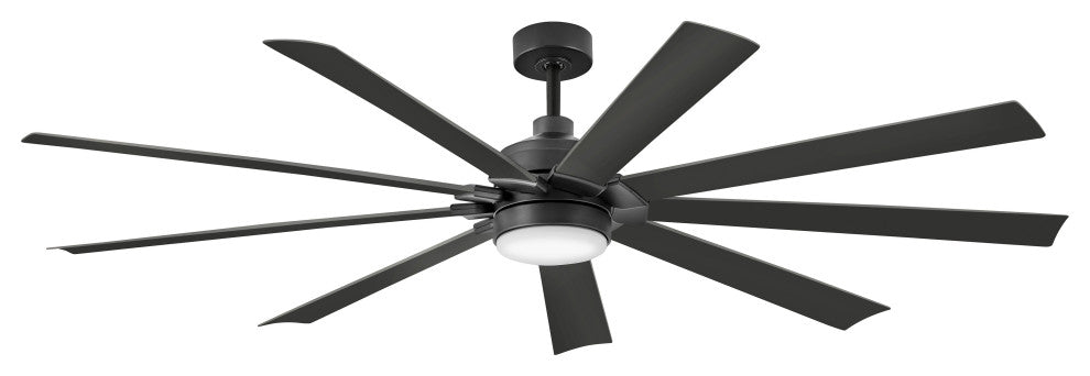 Hinkley Turbine 80" Led Smart Fan, Matte Black