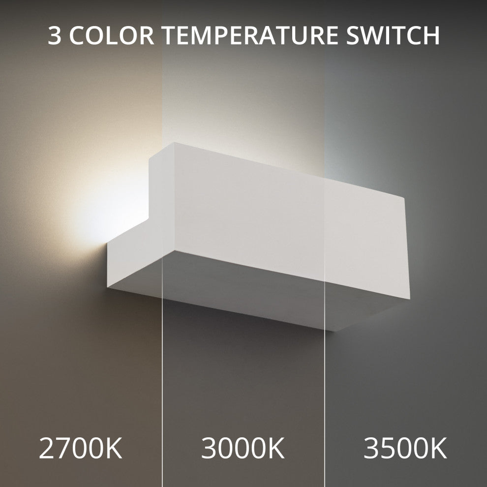Bantam 9" LED Wall Light 3-CCT, White
