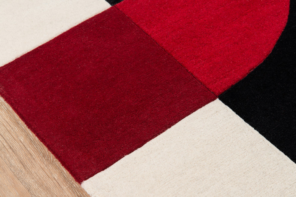 Delhi Hand-Tufted Rug, Black, 5'x8'