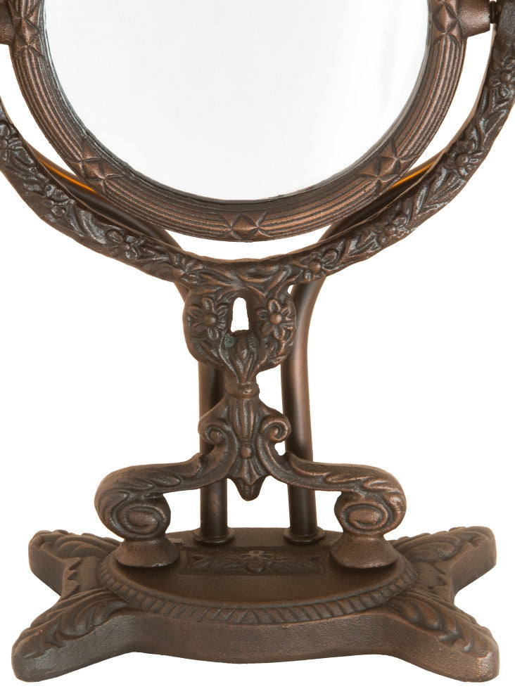 17 High Amber/Purple Pond Lily Twin Cherub 2 Light Accent Lamp