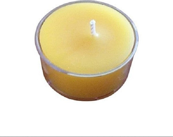 100% Pure Organic Beeswax Tealight Candles 100 pack, 50