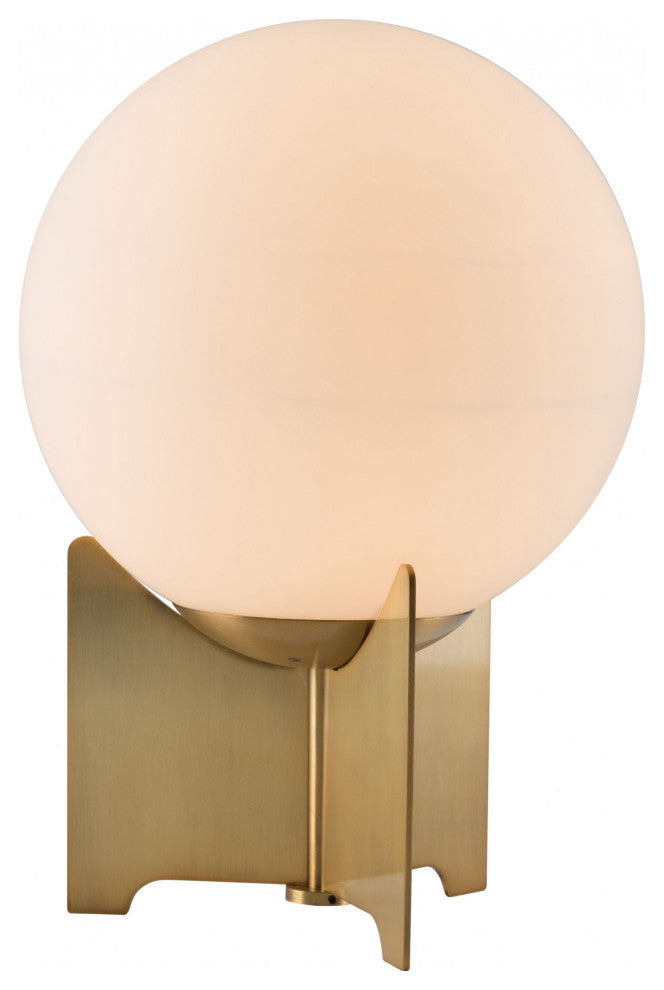 Brass Globe Table or Desk Lamp