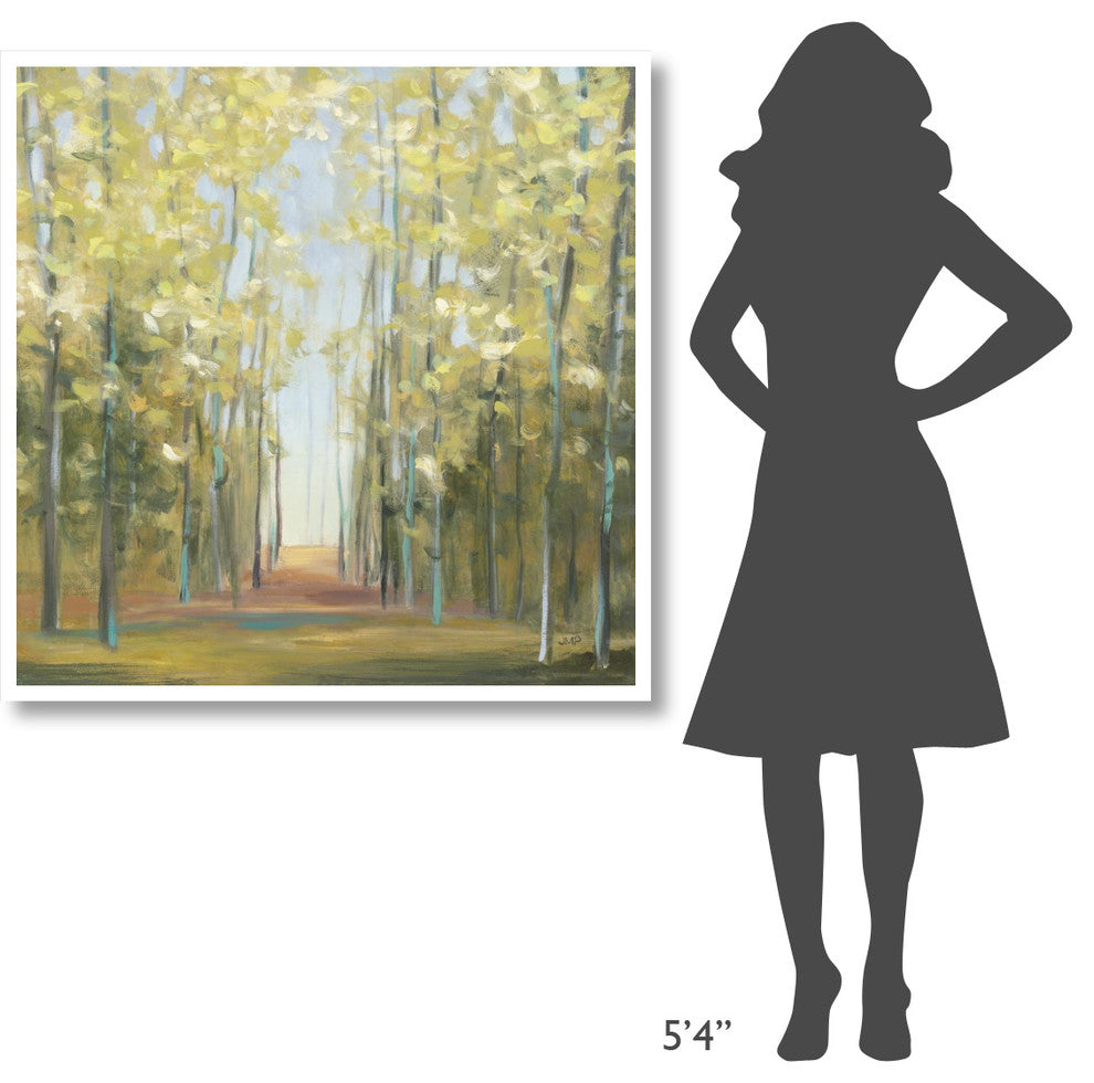 "Aspen Grove II" Digital Paper Print by Julia Purinton, 42"x42"