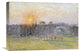 "Sunset, Bazincourt" Artwork, 22" x 15"